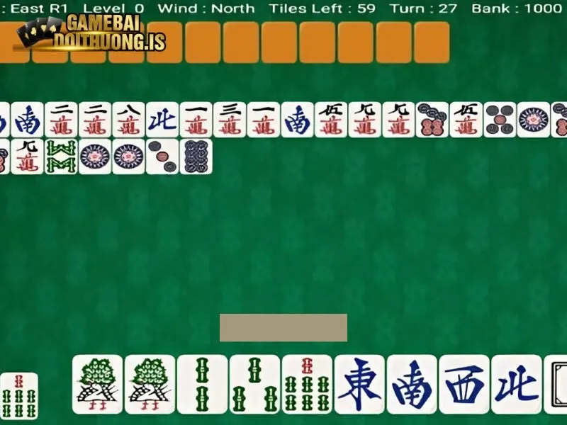Bộ bài được sử dụng khi chơi mạt chược Win79